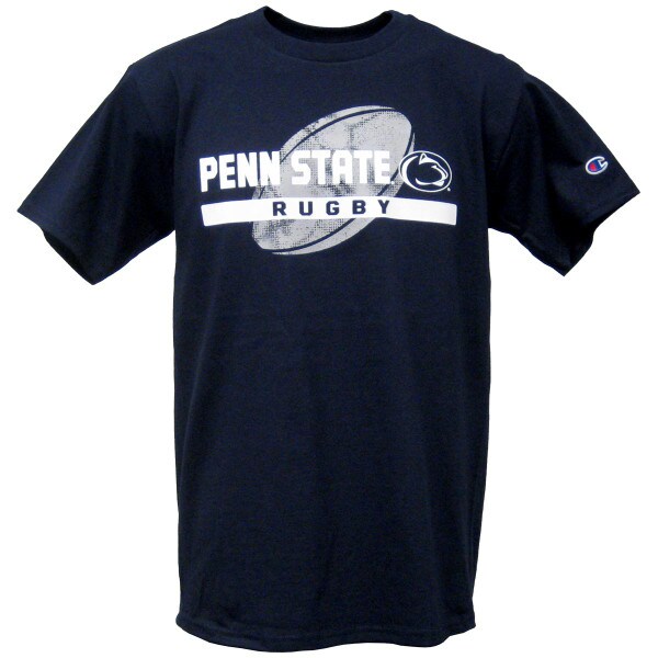 navy short sleeve t-shirt Penn State Rugby